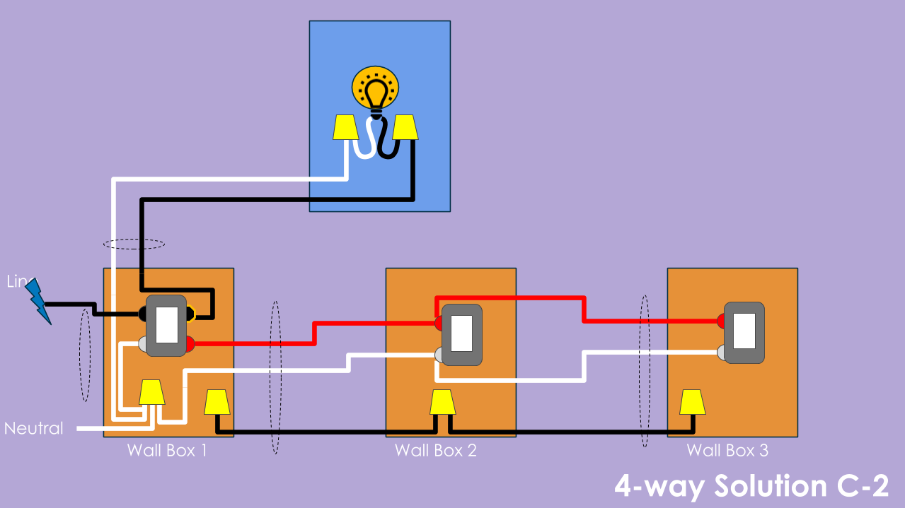 Switch wiring diagram 🏆 4 way leviton Leviton 4